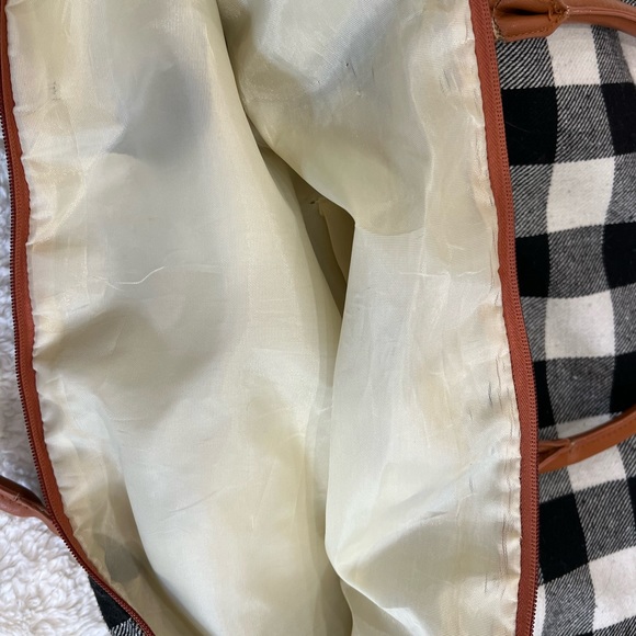 Buffalo plaid duffel bag - Picture 8 of 11